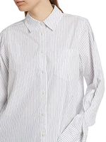 Wesley Pinstriped Button-Up Shirt