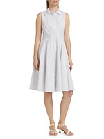 Reena Sleeveless Midi-Shirtdress