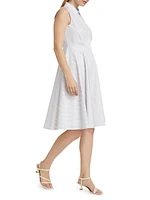 Reena Sleeveless Midi-Shirtdress