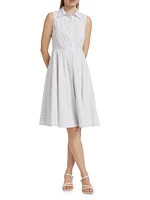 Reena Sleeveless Midi-Shirtdress