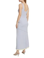 Stephanie Slit Hem Sleeveless Dress