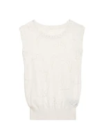 Emmyl Pointelle Wings Tank Top