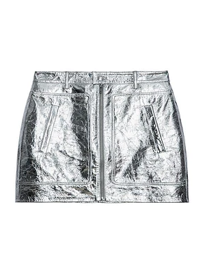 John Cuir Metal Miniskirt