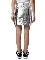 John Cuir Metal Miniskirt