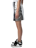 John Cuir Metal Miniskirt