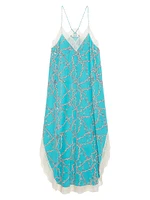 Ristyl Chains Silk Maxi Dress