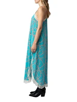 Ristyl Chains Silk Maxi Dress