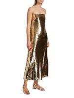Nalonie Sequined Strapless Dress
