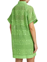 Urma Crocheted Cotton Shift Dress