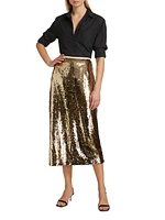 Wray Sequined Skirt