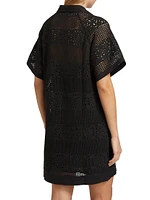 Urma Crocheted Cotton Shift Dress