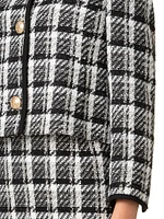 Plaid Tweed Jacket