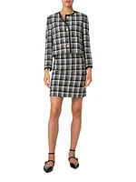 Plaid Tweed Jacket