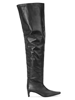 Wally 55MM Over-The-Knee Leather Boots