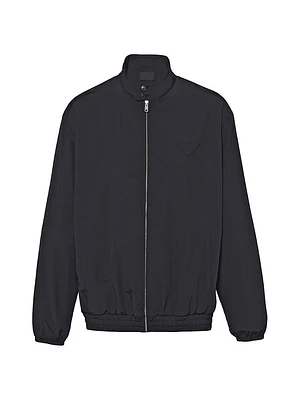 Wool Blend Blouson Jacket