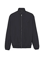 Wool Blend Blouson Jacket