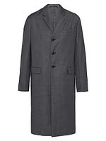 Single-Breasted Wool Coat