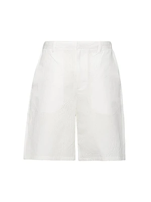 Linen-Blend Bermuda Shorts