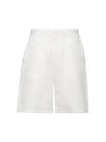 Linen-Blend Bermuda Shorts