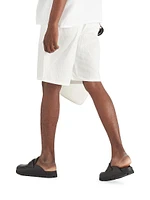 Linen-Blend Bermuda Shorts