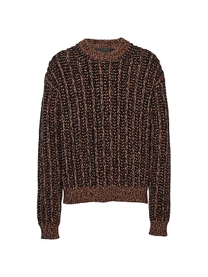 Wool and Cashmere Crewneck Sweater