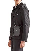 Single-Breasted Re-Nylon Jacket