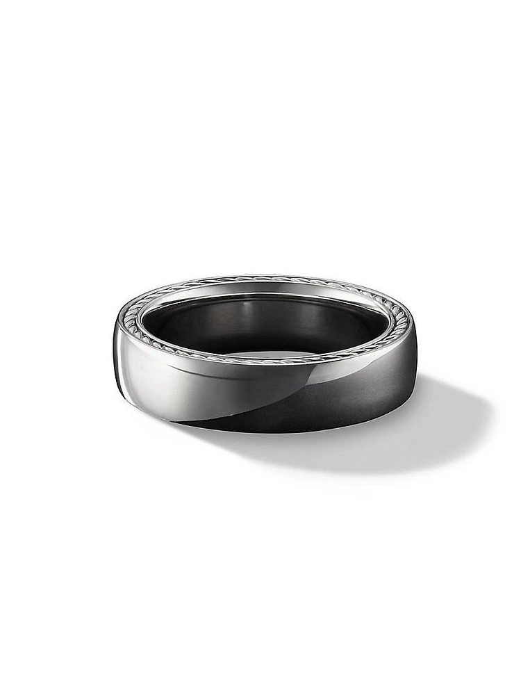 Streamline Band Ring Platinum, 6MM