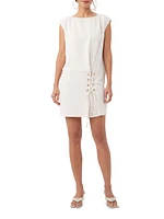 Pacifica Lace-Up Minidress