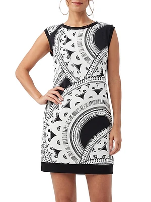 Zinnia Printed Minidress