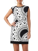 Zinnia Printed Minidress