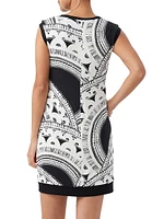 Zinnia Printed Minidress