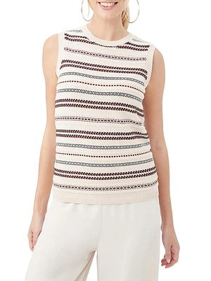 Samoa Striped Knit Tank Top