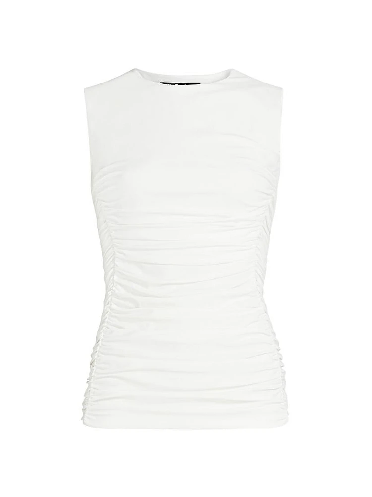 Jersey Ruched Shell Tank