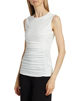 Jersey Ruched Shell Tank