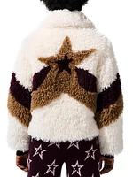 Luna Faux-Shearling Reversible Zip-Front Jacket