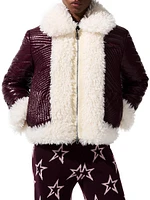 Luna Faux-Shearling Reversible Zip-Front Jacket