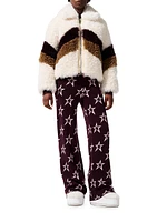 Luna Faux-Shearling Reversible Zip-Front Jacket