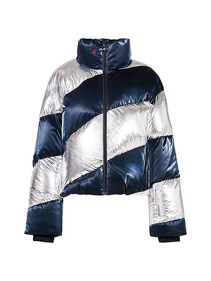 Mojo Stripe Puffer Jacket
