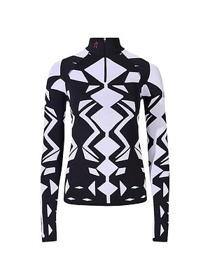 Perfect Geometric Jacquard Base Layer Top