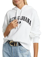 Varsity Logo Crop Hoodie