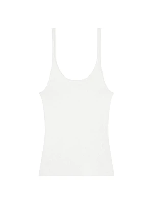 Crepe Scoopneck Tank