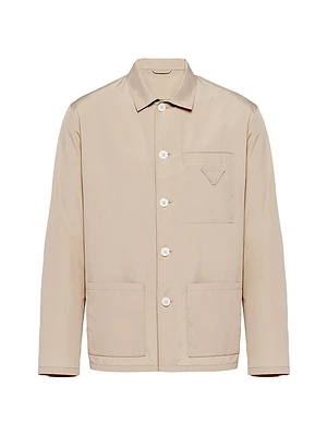 Single-Breasted Cotton Jacket