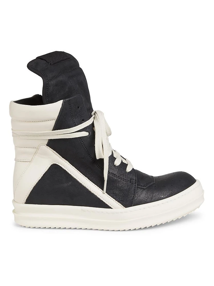 Geobasket Leather High-Top Sneakers