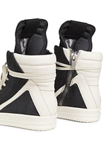 Geobasket Leather High-Top Sneakers