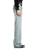 Low Waist Straight Pants