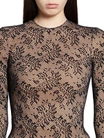 Lace Crewneck Top