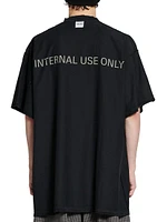 Internal Use Only Inside-Out Oversized T-Shirt