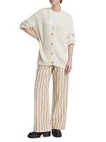 Jones Striped Straight-Leg Trousers