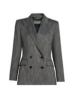 Viscose Double-Breasted Jacket