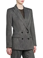 Viscose Double-Breasted Jacket